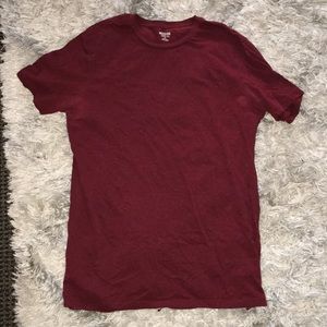 Plain burgundy tee